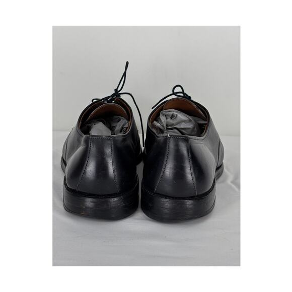 Allen Edmonds Bristol Black Leather Plain Toe Derby Dress Shoes Mens Size 12 main image 9